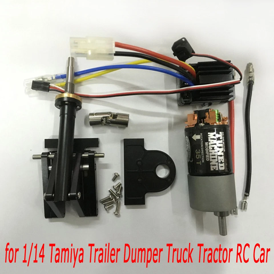 Für Tamiya Trailer Dumper Truck Tractor RC Auto Metal Lift Motor ESC Joint 1:14 - Bild 3 von 4