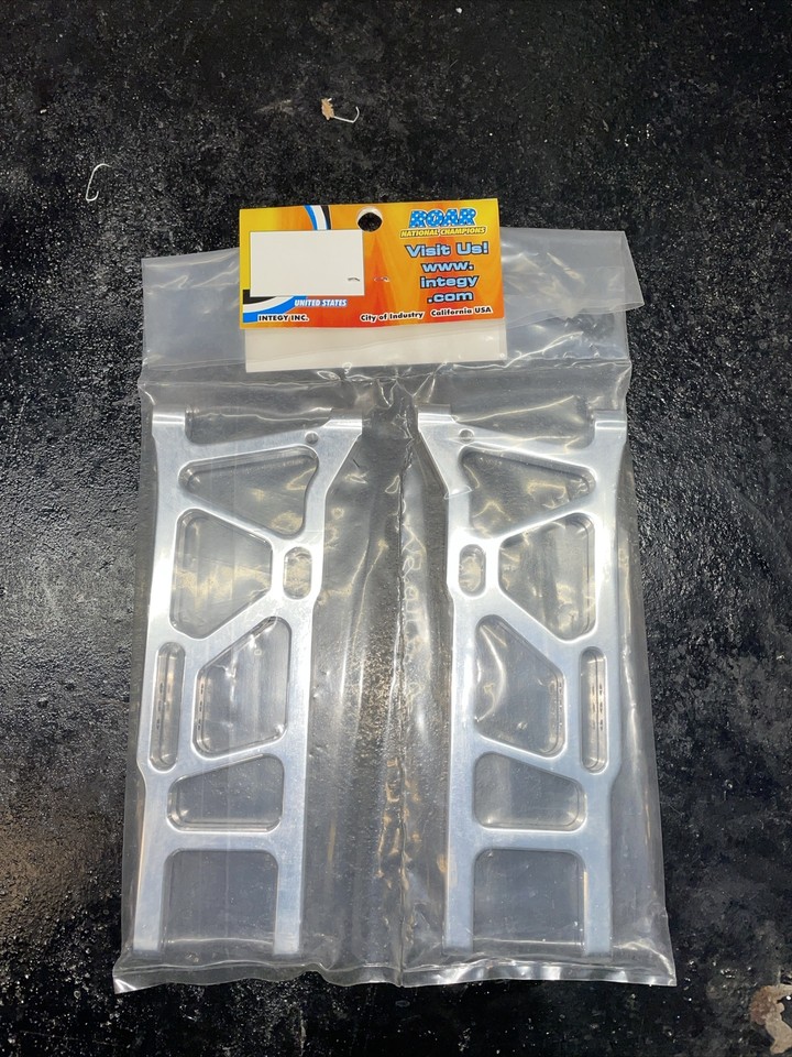 Integy CNC Rear Lower Suspension Arm Für HPI Bullet MT / ST – Gefrästes Aluminium, Eloxiert, Inkl. Delrin-Einsätze Und Spritzschutz, Tuning-Teil Für RC-Cars