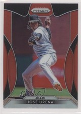 2019 Panini Prizm Red Prizm Jose Urena #49 00ht