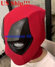 Deadpool 3 Full Face Mask Remote Control Light Movable Eyes Helmet Cosplay Prop