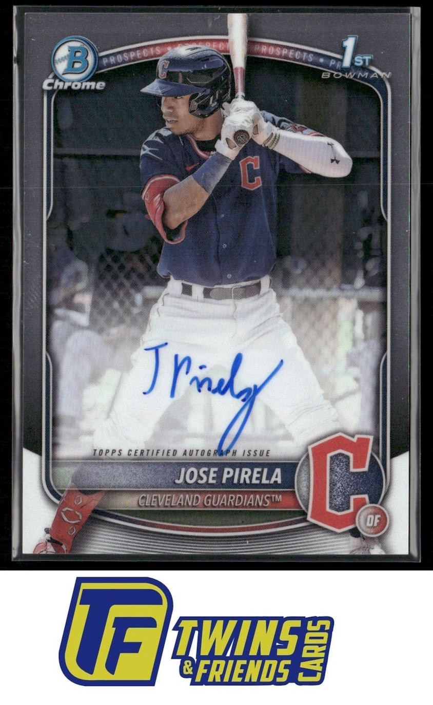 2025 Bowman #CPA-JP Jose Pirela Chrome Prospect Autographs