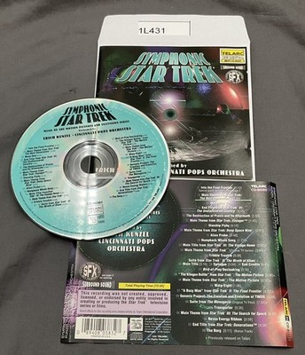 Symphonic Star Trek by Cincinnati Pops Orchestra (CD, 1996) No Case #1L431