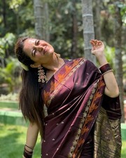 Designer Bollywood Saree Indian Wedding Party Wear Pakistani Blouse Women Suit