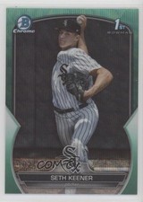 2023 Bowman Draft Chrome Aqua Wave Refractor 102/125 Seth Keener #BDC-94 2s1