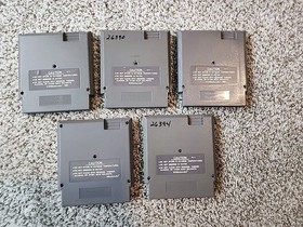 NES Game Lot &ndash; 5 Authentic Games (Golf, Karate Champ, Rambo, Pinball +)