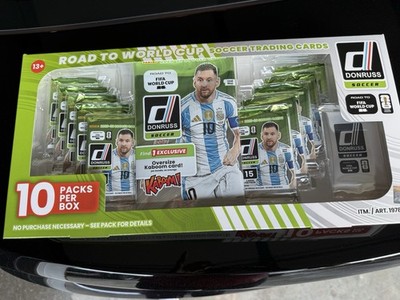 2025-26 Donruss Road FIFA World Cup Soccer 10 Pack Box Sealed Costco Exclusive