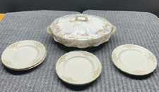 Ant. Theodore Haviland Limoge China From France w/ L Serving Pc  6 Sm. Plates