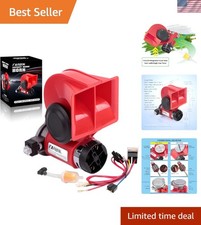 150dB Super Loud 12V Electric Horn - Easy Install for Trucks, Vans, and SUVs