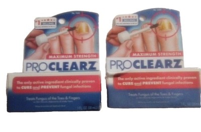 LOT of 2 Proclearz Fungal Shield Anti-Fungal Liquid 1 fl oz Each