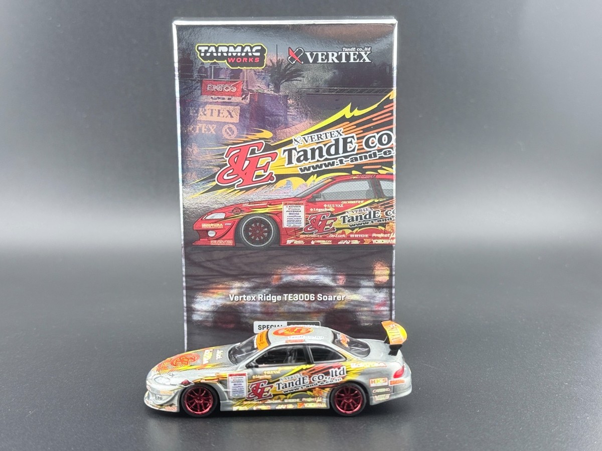 Tarmac Works Vertex Ridge TE3006 Soarer Chrome Special Edition 1
