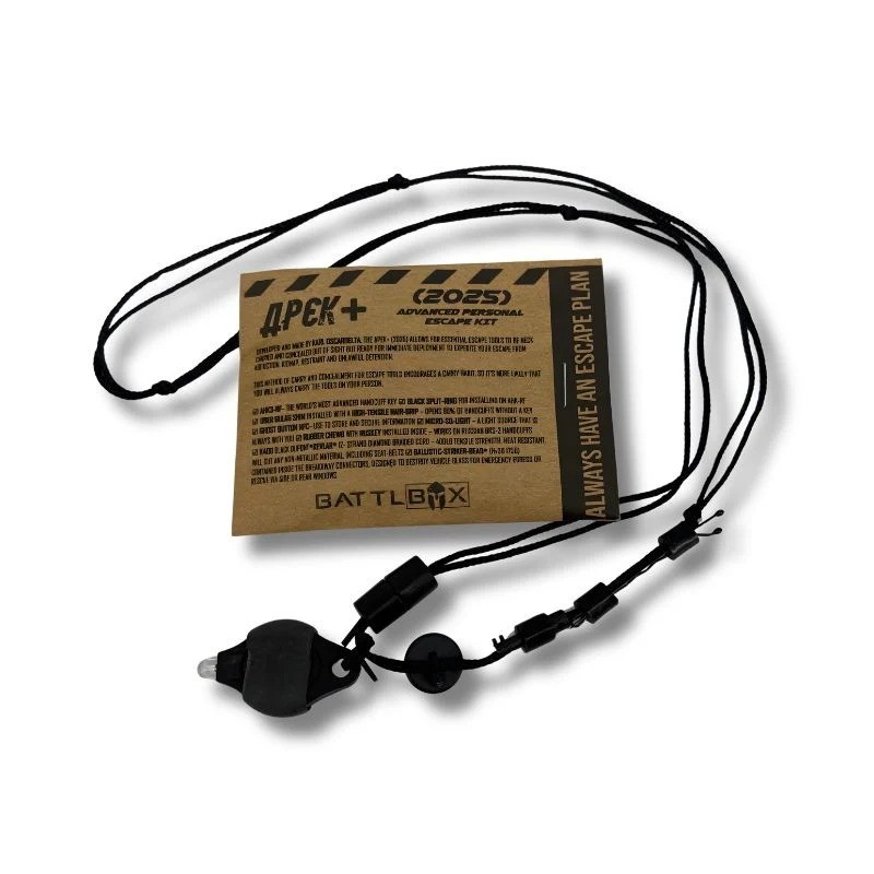 GTFO 4TAC5 APEK Plus EDC Survival Necklace Emergency Tool Kit