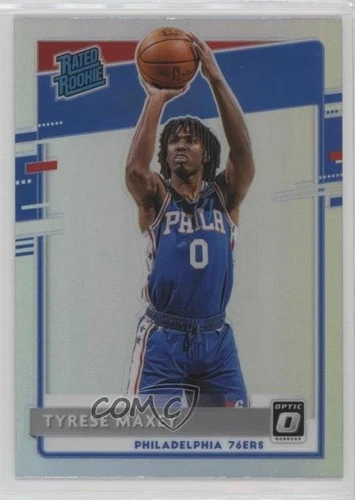 2020-21 Panini Donruss Optic Holo Prizm Tyrese Maxey #171 Rookie RC