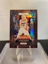 2024 Panini Prizm Monopoly WNBA LAUREN JACKSON #12 Red Classic Icon
