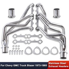 For Chevy Small Block Gmc Truck Blazer Suburban 1973-1985 Stainless Headers
