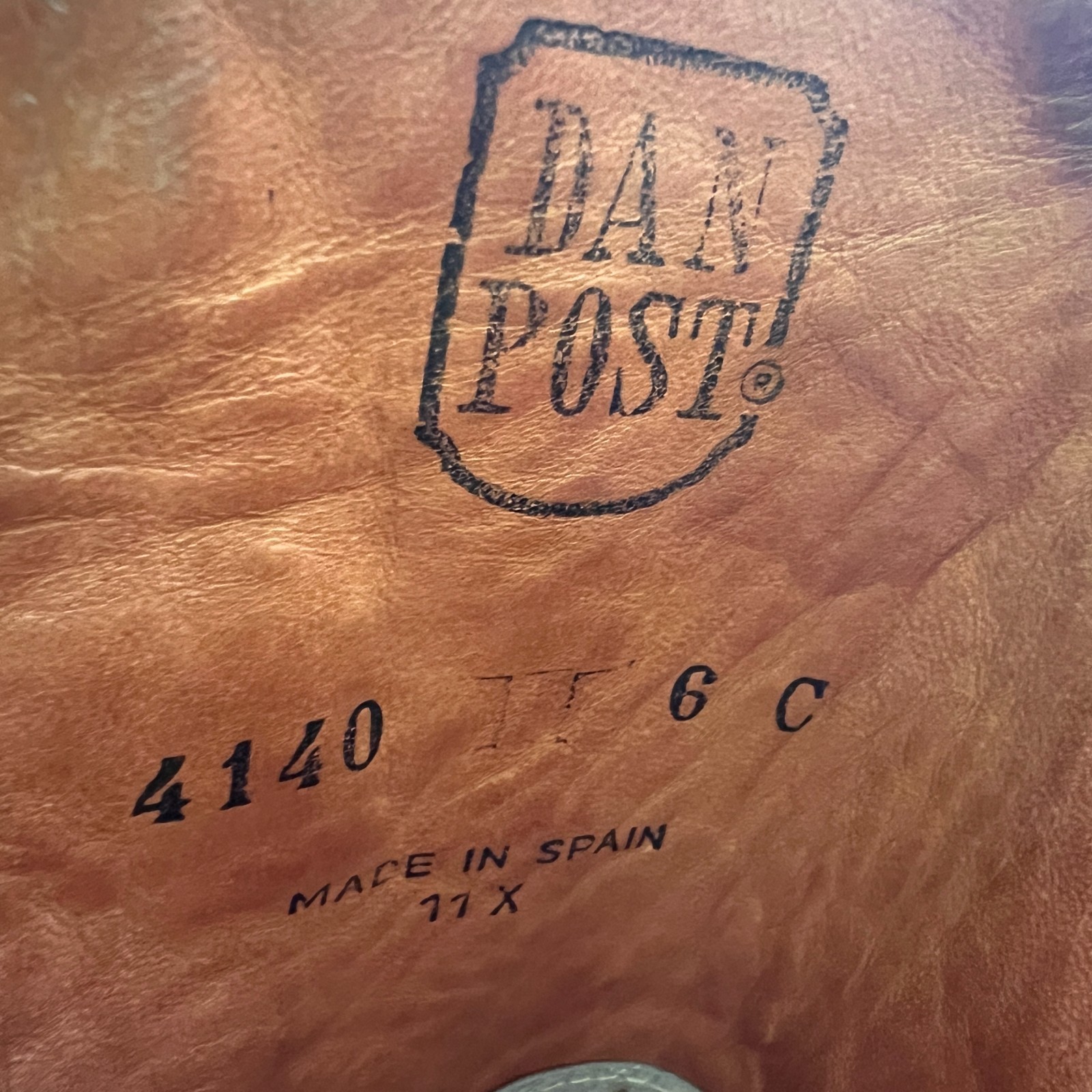 Dan Post Boots Womens 6 Brown Python Snakeskin We… - image 15