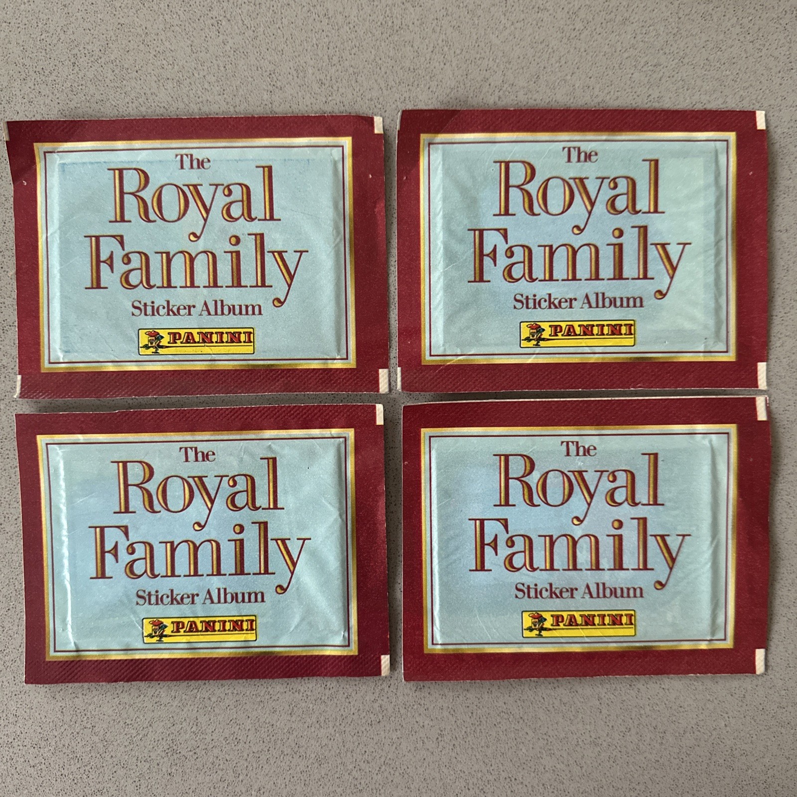 panini royal family (1988) Stickers Unopened