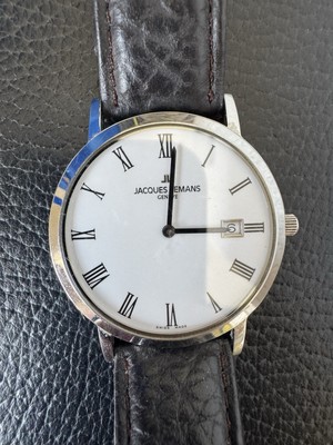Jacque Lemanns Geneve Classic Herrenuhr G-197 Water Resistent