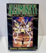 Illuminati The Game Of Conspiracy Deluxe Edition Steve Jackson Games 1999 New