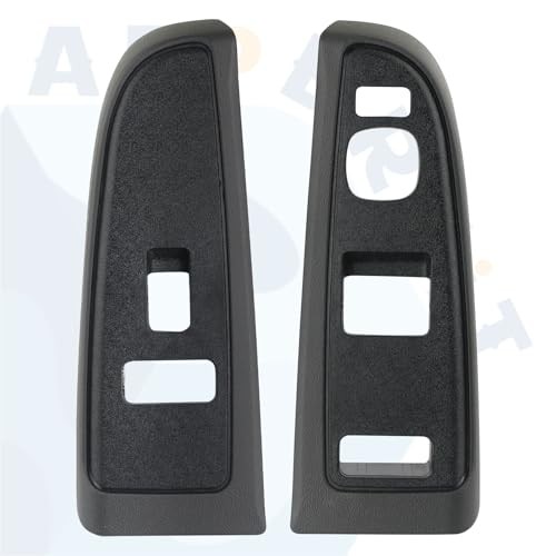 Window Control Switch Bezel Cover for Driver & Passenger Door Panel Dark Pewter - Picture 4 of 6