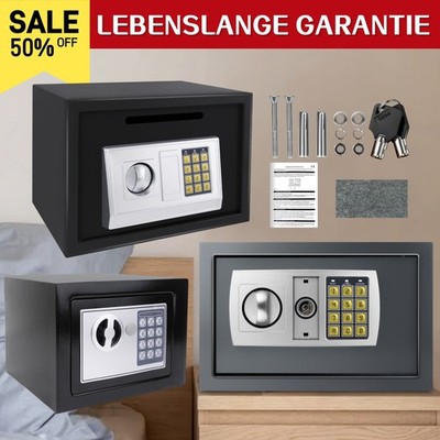 4.6L/8.5L/16L Möbeltresor Elektronischer Wandtresor Tresor Zimmersafe Hotelsafe