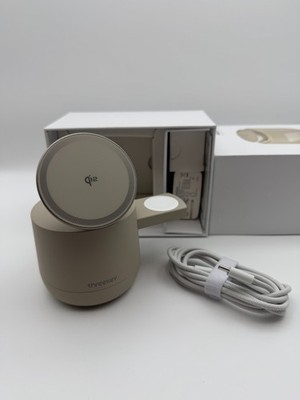 THREEKEY MFI Certified by Apple, 4 in 1 Magsafe Wireless Charging Station, Qi2
