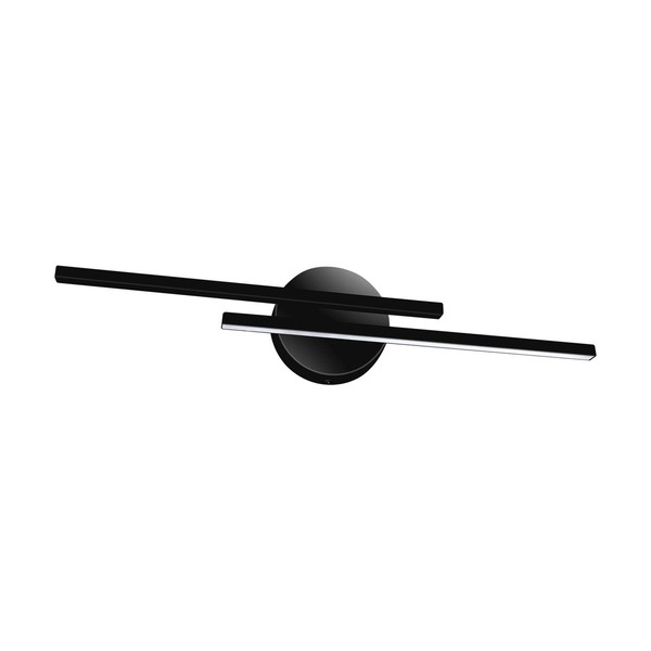 Led Wandlampe Spiegelleuchte IP44 Schwarz B: 55 Cm 4100 K 780 Lm Neutralweiß-image
