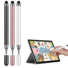3-Pack Universal Stylus Pen for Touch Screens - Fine Black with Silver Tip 