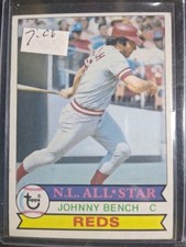 1979 Topps Johnny Bench.   # 200