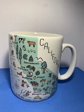 My Place California by 222 fifth huge 24 ounce mug 4.5 H” by 5.5 “ W