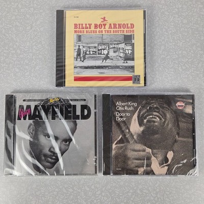 3 Blues CDs Albert King Otis Rush Percy Mayfield Billy Boy Arnold New 1990s