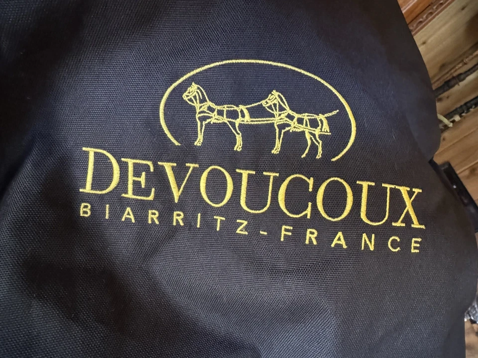 Devoucoux schwarz Springsattelbezug Nylon Fleece Biarritz schön! - Bild 1 von 4