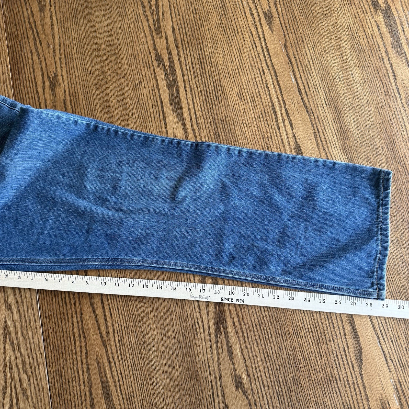 Vintage Y2k Carhartt 36x30 Medium Wash Straight Leg Denim Blue Jeans thumbnail 6