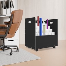Mobile Roll File Storage Rack, Roll Files Sto...