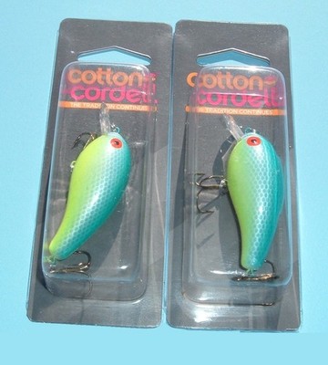 Cotton Cordell Big O - Oxbow - Crankbait Lure 1/3 oz. (Lot of 2) NIP    E8