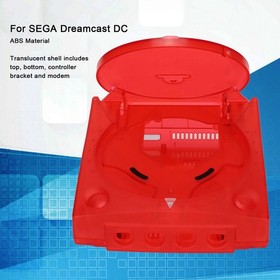 For Dreamcast Dc Translucent Case Retro Video Game Console Protective AM