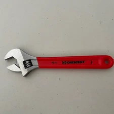 CRESENT WRENCH RED HANDLE 10 IN NICE CONDITION!!
