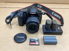 Vtg Canon EOS 30D 8.2MP Digital Camera Tested w/ 18-55m Zoom Lens