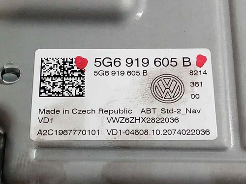 5G6919605B Sistema Audio/Radio Cd para VOLKSWAGEN POLO VI (AE1) BASIS 20 529273 - Imagen 2 de 10