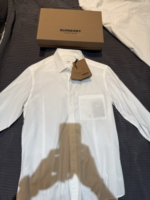 $690 NWT Burberry Men s Shirt Size 41 M Made In Italy 