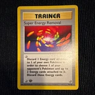 Pokémon TCG Super Energy Removal 79/102 Base Set Shadowless Rare 1st Ed English