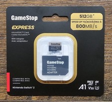 GameStop 512GB Express Micro SD Card for Nintendo Switch 2 - BRAND NEW SEALED