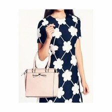 KATE SPADE BEACON CT GARLAND PATENT LEATHER TOTE SATCHEL BAG PURSE 348 PINK