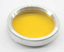 Enteco Orange G15 Screw On Filter USA Glass Fair - USED - Y653