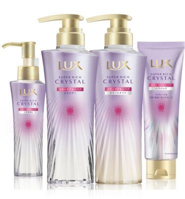 LUX] Super Rich Crystal Color Care and Repair Hair Shampoo 450g