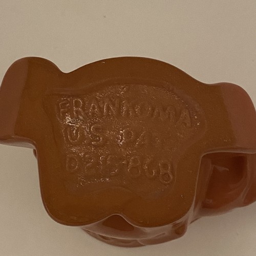 Frankoma Gop Elephant Coffee Mug 2000 Coral 8 OZ USA Patent D 215-868 Animals - Picture 10 of 12