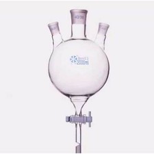 50ml-2000ml Spherical Separating Funnel, Borosilicate Glass,3 Standard Joints GB