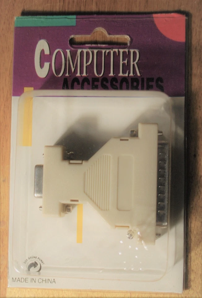 Gender changer DB25M9F 25 male 9 female F/M Adapter Connector Coupler RS-232 - Image 3 of 3