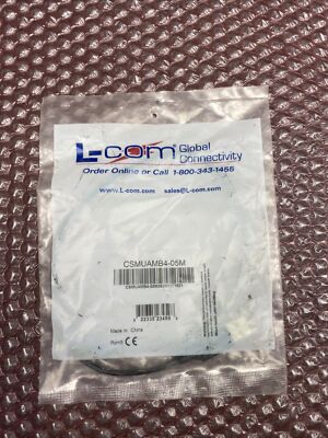 New L-Com CSMUAMB4-05M Premium USB Cable Type A