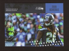 Seattle Seahawks--Shaquill Griffin--2019 Pocket Schedule--KPQ