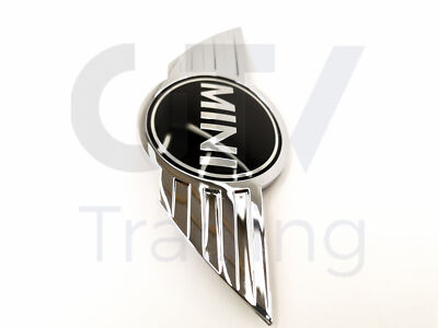 ORIGINAL BMW R50 Motorhaube MINI Emblem Abzeichen Logo chrom OEM 51147026184 EUR 64,14 - DE